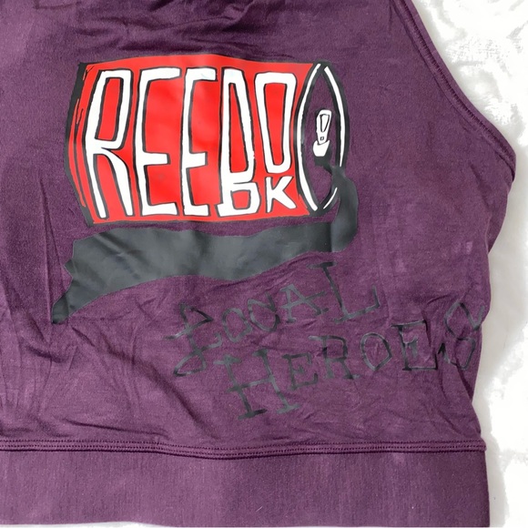 NEW Reebok Crop Tank Top with Shelf Bra - Size S - Picture 2 of 7